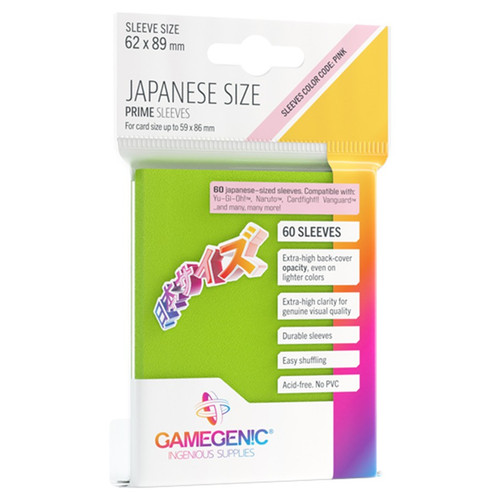 Card Sleeves: Prime Japanese Lime (60)